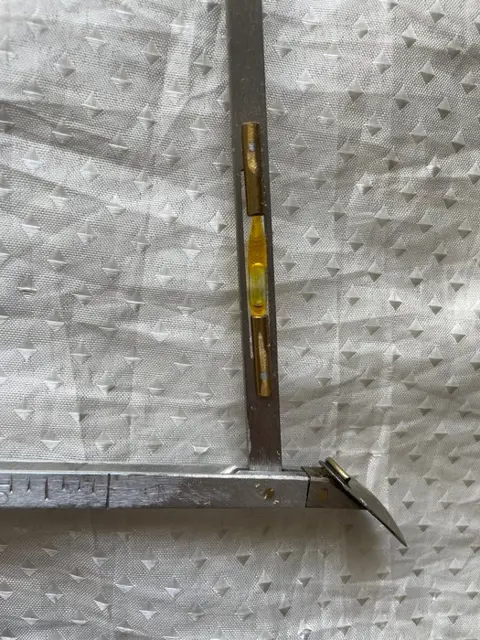 Wandelstok van een paardenhandelaar - Bamboe, Aluminium - IJzer - Glas - Midden 20e eeuw