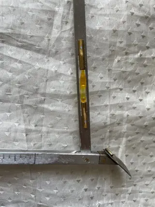 Wandelstok van een paardenhandelaar - Bamboe, Aluminium - IJzer - Glas - Midden 20e eeuw