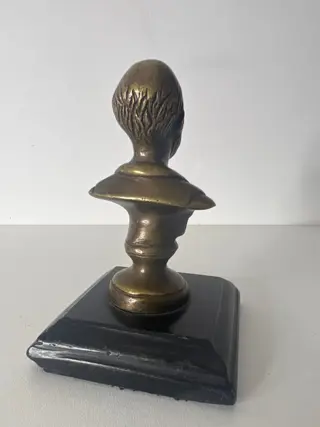 Beeld, Buste, Hippocrates - Brons - Eind 19e eeuw