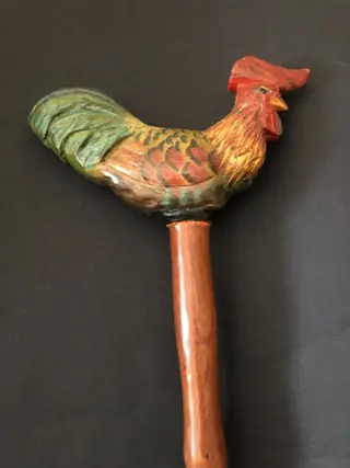 Wandelstok - Hout - Tweede helft 20e eeuw