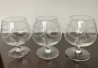 Glasfabriek Leerdam - Cognac balloon glasses (7) - Kristal