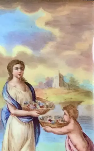 Schilderij - Emaille - 19e eeuw