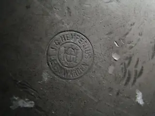 7 tinnen vloeistof maten - Amsterdamse School - Tin - 1890