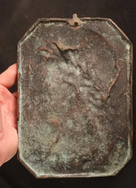 Plaquette Buste de Marianne - Brons - Midden 19e eeuw