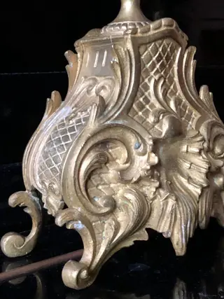 Candelabrum (2) - Barok stijl - Brons (verguld) - 19e eeuw