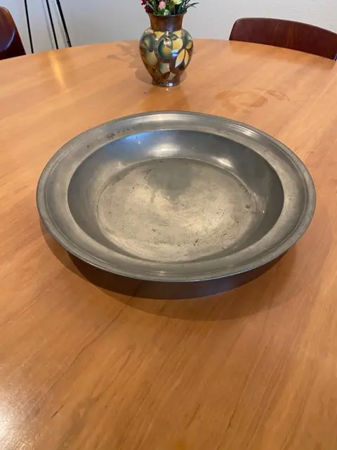 Bord - Tin - 19e eeuw