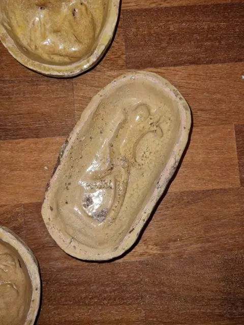 Oude tegel uit Caltagirone, Sicilië - Oude keramische mal van Caltagirone (4) - Keramiek