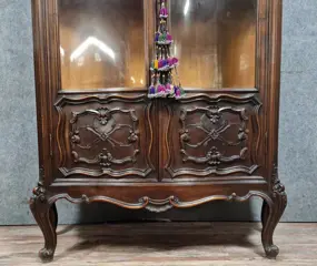 Bibliotheek - Lodewijk XVI-stijl - Walnoot - Begin 20e eeuw