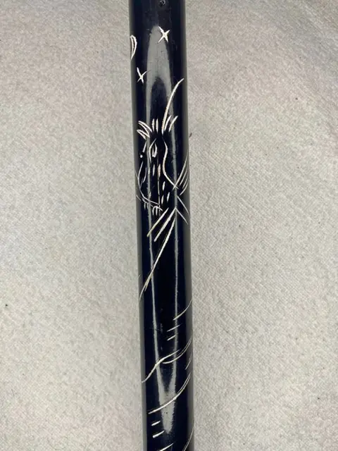 Wandelstok - Hout, Schilderen - Eerste helft 20e eeuw