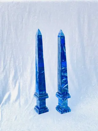 Lapis lazuli-obelisken - Lapis Lazuli - 20e eeuw