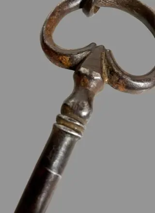 Sleutel - IJzer (gesmeed) - Eind 16e eeuw