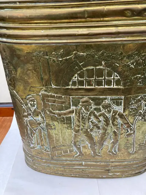 Paraplubak (1) - Messing - Begin 20e eeuw