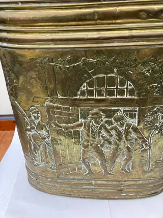 Paraplubak (1) - Messing - Begin 20e eeuw