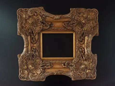 Houten lijst - 56 cm - Hout - ca. 1900