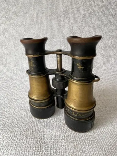 Telescopen, Verrekijker - Leder, Messing - circa 1900