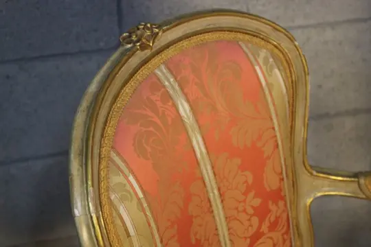 Fauteuil (2) - Lodewijk XVI-stijl - Walnoot - Begin 20e eeuw