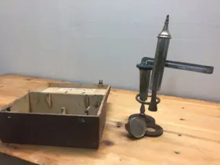 Ebulliometer (1) - Hout, Messing - circa 1900