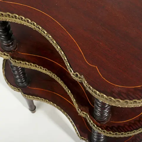 Étagère - Mahonie - Eind 19e eeuw