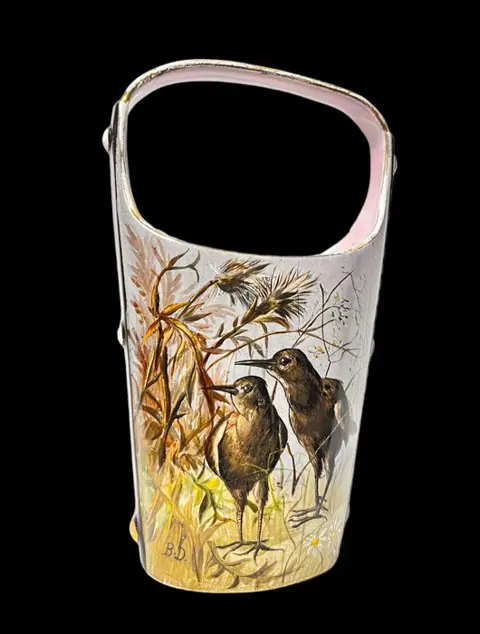 Paris - mand beschilderd rond 1850, gesigneerd - Porselein