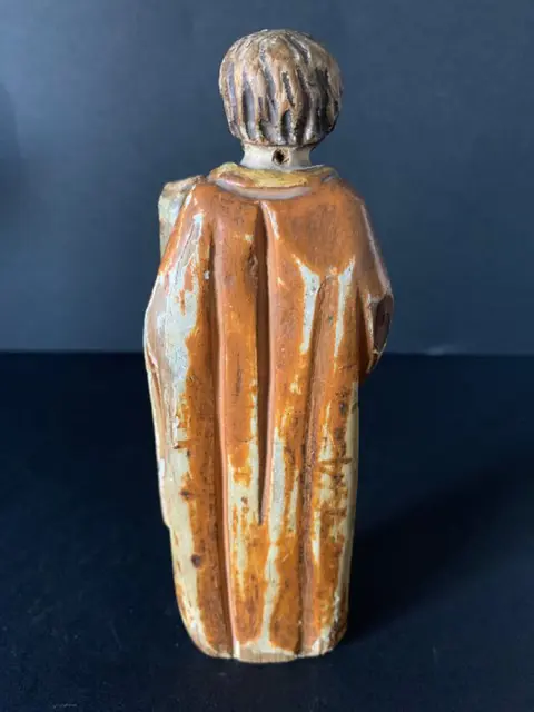 Beeld, Sint-Jozef met het kind - Hout - 18e/19e eeuw