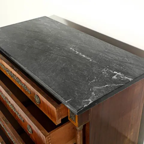 Empire-stijl ladekast - Empirestijl - Hout, Marmer - Begin 20e eeuw