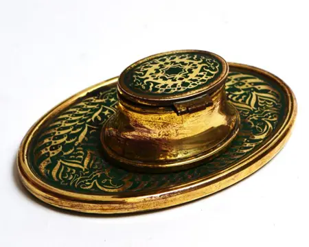 Inkt goed - Emaille, Messing - Tweede helft 19e eeuw