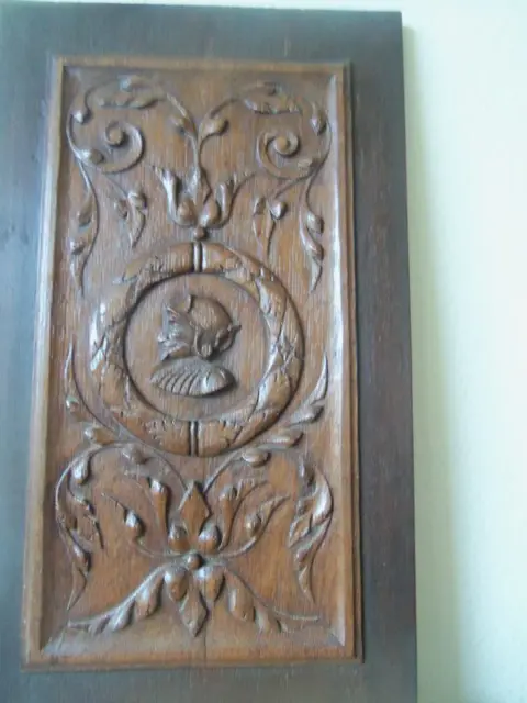 Reliëf, "Romayne paneel" (1) - Renaissancestijl - Hout - 19e eeuw