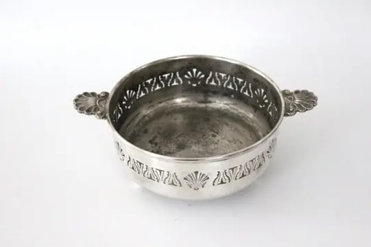 Schaal/kom (1) - Art Deco - Verzilverd - Eerste helft 20e eeuw