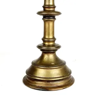 Bronze church candlestick - Brons - Eerste helft 20e eeuw