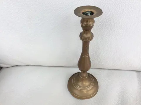 Kandelaar (2) - Koper - 19e eeuw