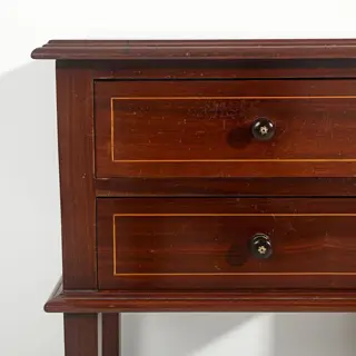 Paar D. Maria nachtkastjes - Mahonie - Begin 20e eeuw