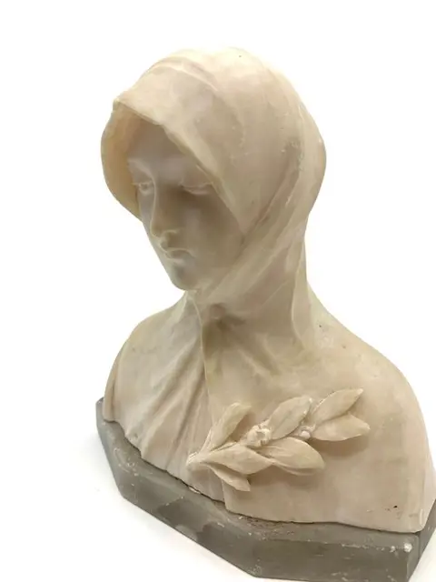 Beeld, Buste - Marmer - Dat. 1900