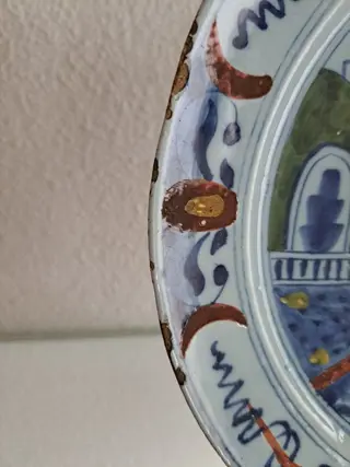 Delft, Plateelbakkerij - Bord (1) - Aardewerk