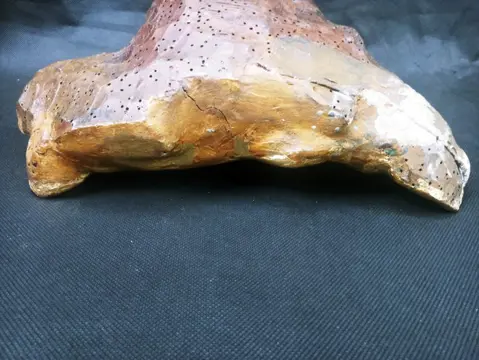 Beeld, Hoofd van een barokke engel - Barok - Hout - 18e eeuw