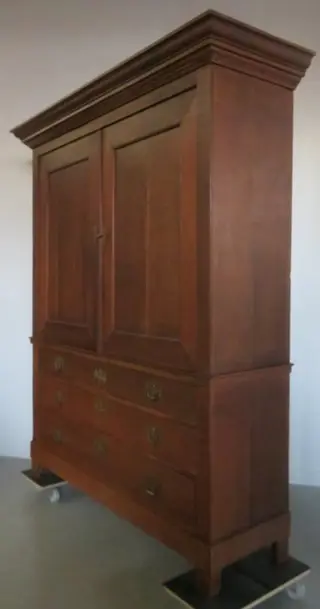 Kabinet - Neoklassiek - Eik, Koper - Ca. 1870