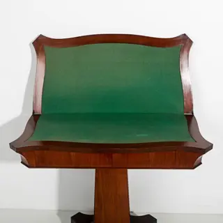 Speeltafel - Romantisch - Walnoot - Eind 19e eeuw