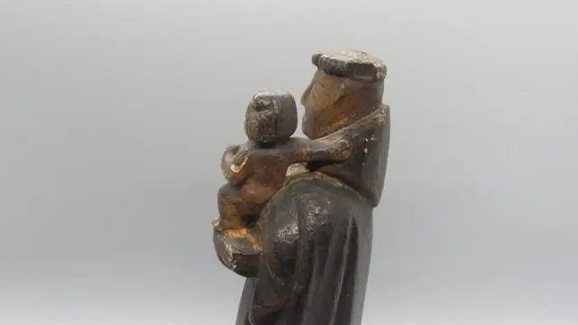 Beeld, Sint Antonius van Padua - Hout - 18e eeuw