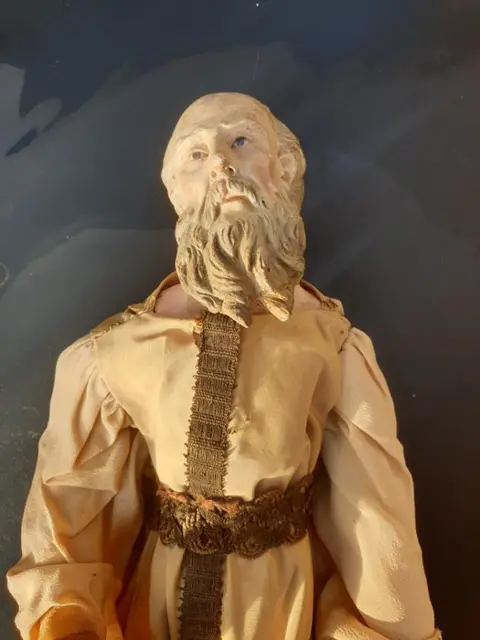 Napolitaans kerststalbeeld (1) - Hout - 19e eeuw