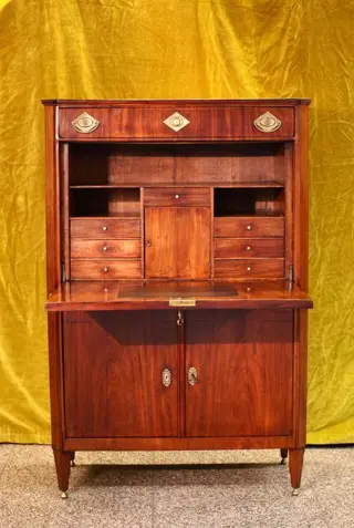 Secrétaire à abattant - Mahonie - Late 18th / early 19th century