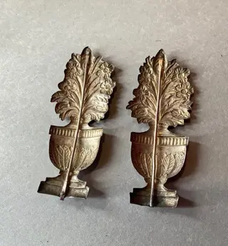 Decoraties van palmbomen - Empire - Zilver - Eerste helft 19e eeuw