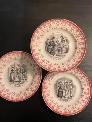 Boch Fréres Keramis - Borden (8) - Keramiek