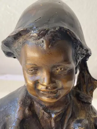 Dal modello di Giovanni De Martino - Buste (2) - Brons - Midden 20e eeuw