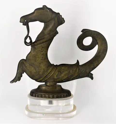 Paar zeldzame en oude friezen voor Venetiaanse gondel - Brons - 19e eeuw