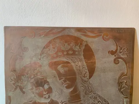 Gravure matrix (1) - Koper - Begin 19e eeuw