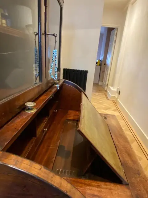 Secretaire - Mahonie - Eind 18e/19e eeuw