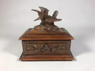 Juwelendoosje - Vruchtenhout - Circa 1900