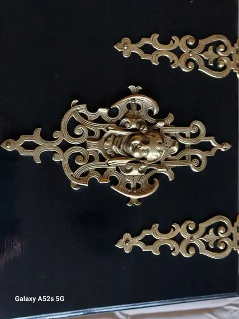 Juwelendoosje, Kist - Napoleon III - Hout, Koper - Begin 19e eeuw