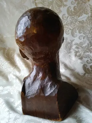 Naar Donatello - Beeld, Niccolò da Uzzano - 35 cm (1) - Hout - Midden 20e eeuw