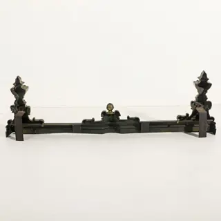 Messing open haard voorzijde - Brons - 19e eeuw