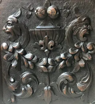 Reliëf (2) - Renaissancestijl - Walnoot - Eind 19e eeuw